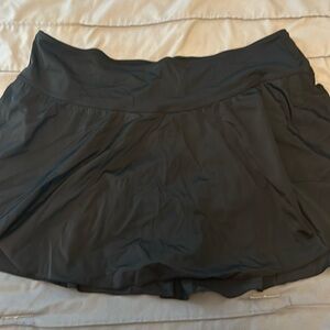 Black Swim Skirt with built in bikini bottom, NEVER WORN